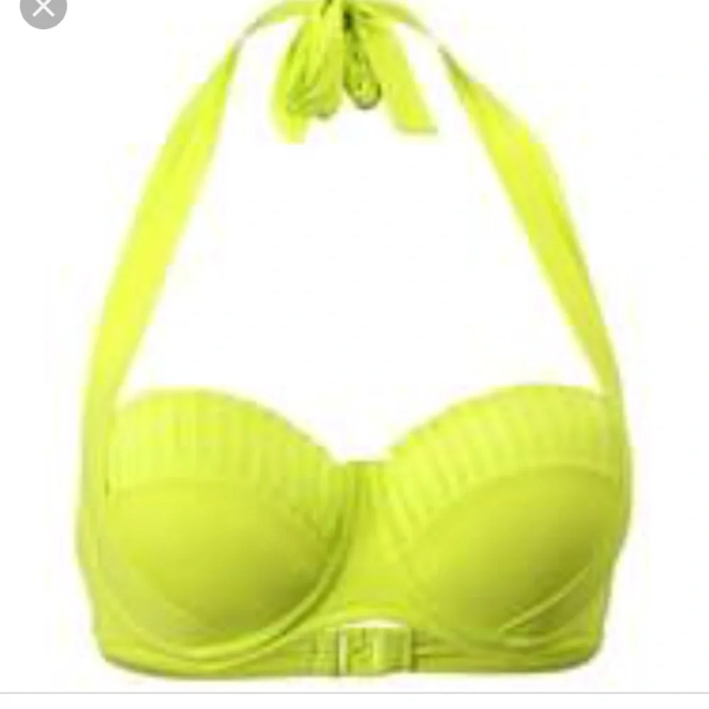- Seafolly Sz 6 Chartreuse Bustier/Bow Bikini Set! NEW!